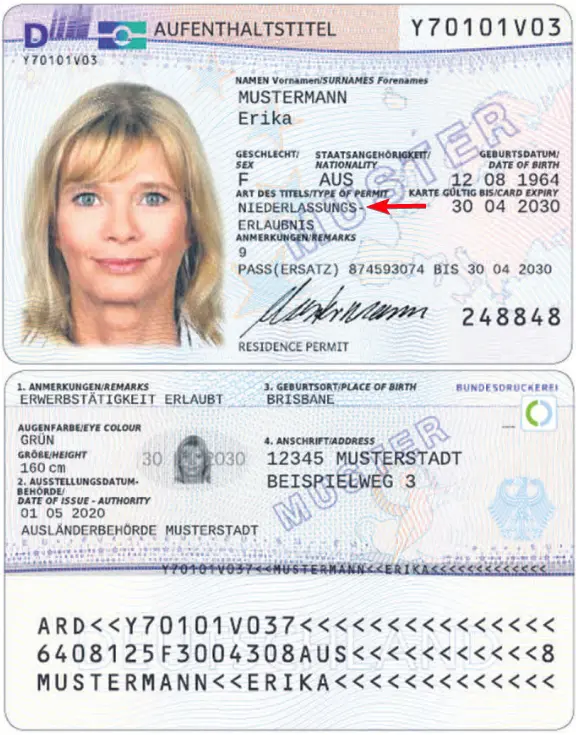 Как выглядит немецкий ПМЖ 