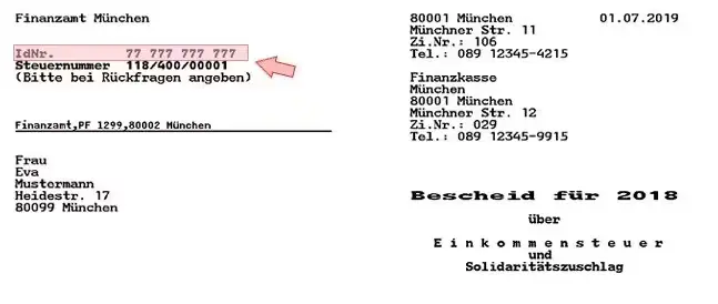 steuer id